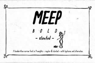 A Designer's Perspective: Using Meep Bold Slanted in Web Projects