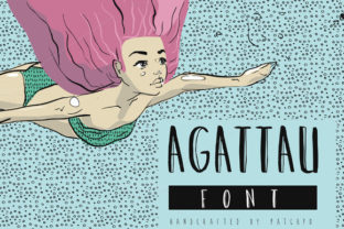 Agattau: A Hand Drawn Font for Calm Editorial Design