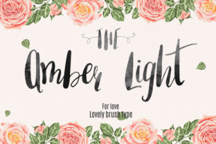 Amber Light: A Modern Script Font for Elegant Branding
