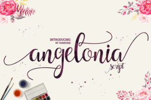 Angelonia Font Review: A Elegant Script for Creative Projects