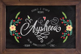 Aysheea: A Modern Script Font for Elegant Web Design