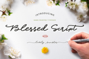 Blessed Script Font: A Maker's Review of a Modern Handwritten Typeface