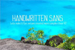 Introducing the Handwritten Sans Font for Crafters