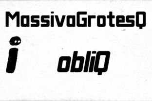 Massiva Groquesq Obliq: A Font for Building a Consistent Brand