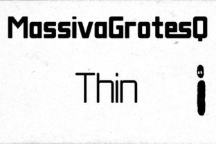 Massiva Grotesq Thin: A Serene Editorial Font