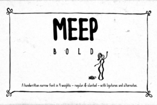 Meep Bold Font for Modern Branding