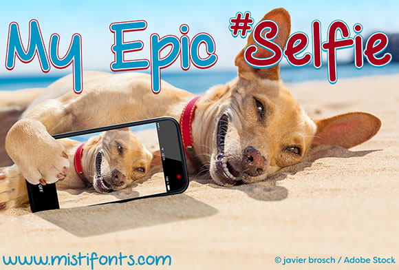 My Epic Selfie: A Bold Script Font for Modern Designers