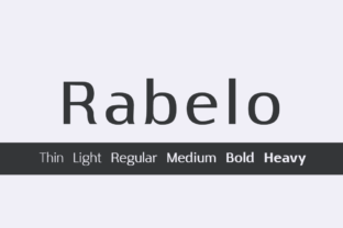 Rabelo Thin: An Elegant Font for Crafters and Makers