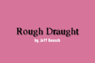 Rough Draught: A Decorative Font for Handmade Product Labels