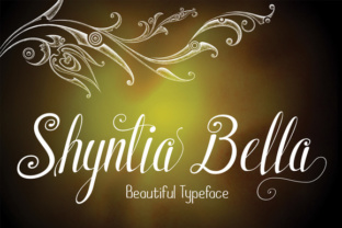Shyntia Bella: A Premium Handwritten Font for Digital Branding