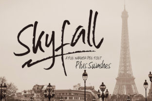 Skyfall Font: A Versatile Quirky Marker for Branding Projects
