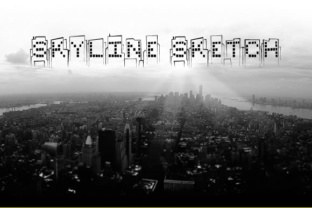 Skyline Sketch: The Decorative Font That Elevates Your Campaign Visuals
