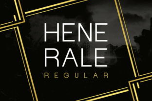 Testing the Henerale Regular Font for a Modern Brand Identity