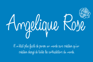 The Angelique Rose Font for Modern Campaign Design