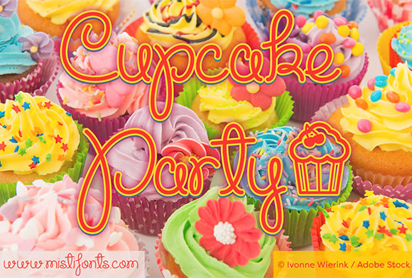 The Cupcake Party Font: A Strategic Script Font for Visual Communication