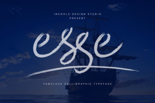The Esse Font: A Unique Brush-Painted Script for Your Brand