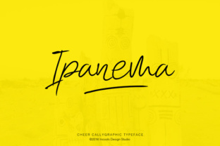 The Ipanema Font: A Script Handwritten Typeface for Editorial Mood