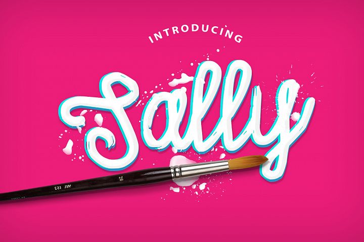 The Sally Script Font for Authentic Small Business Branding