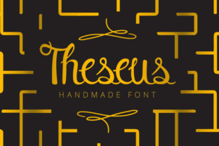 The Theseus Font: A Handwritten Luxury for Crafts and Products
