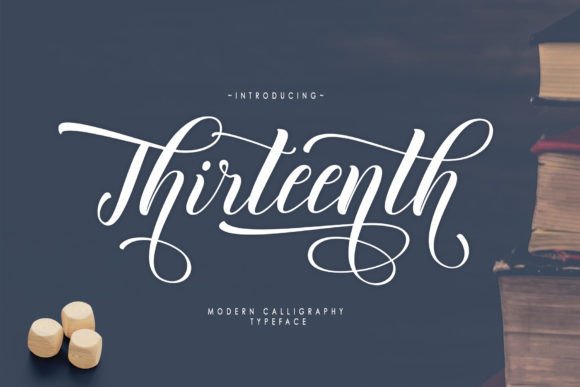 Thirteenth Script: A Handwritten Font for Crafted Products